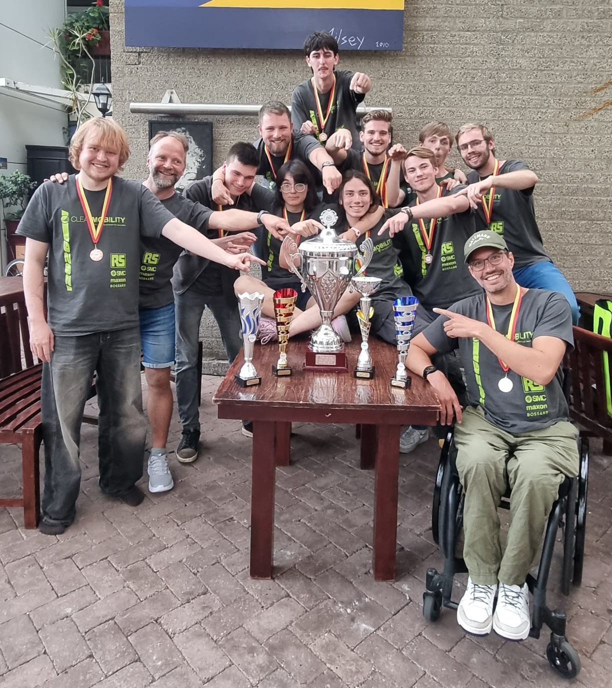 Winnend team Racing Aeolus
